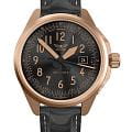 Aviator Aviator Airacobra 43 Type B V.1.38.2.323.4  V.1.38.2.323.4 кварцевые мужские часы  черный циферблат, браслет кожаный — вид спереди