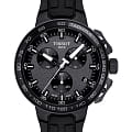 Tissot Tissot T-Race Cycling T111.417.37.441.03 T Race Cycling T1114173744103 кварцевые мужские часы черный циферблат, браслет силикон — вид спереди