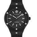 Philipp Plein Philipp Plein Plein Underdog PWUFA0325  PWUFA0325 кварцевые мужские часы черный циферблат, браслет силикон — вид спереди