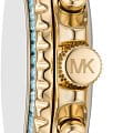 Michael Kors Michael Kors Everest MK7210,  сша женские часы на браслете сталь c pvd покрытием боковой вид