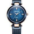 Kenneth Cole Kenneth Cole Classic KCWLG2236302  KCWLG2236302 кварцевые женские часы синий циферблат, браслет сталь с ip покрытием — вид спереди