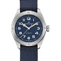 Hamilton Hamilton Khaki Field Expedition Auto H70315940  H70315940 механические мужские часы синий циферблат, браслет тканевый — вид спереди