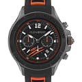 Plein Sport Plein Sport PS6BA0324  PS6BA0324 кварцевые мужские часы черный циферблат, браслет силикон — вид спереди