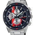Casio Casio Edifice EFR-S567TR-2A EFR EFR-S567TR-2A кварцевые мужские часы черный циферблат, браслет нержавеющая сталь — вид спереди