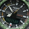Casio Casio Pro Trek PRT-B70-5, pro trek япония мужские часы на браслете пластик боковой вид