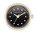 Anne Klein Anne Klein Ring 5124RINGBK  5124RINGBK кварцевые женские часы черный циферблат, браслет сталь c pvd покрытием — вид спереди