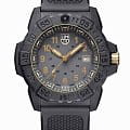 Luminox Luminox Navy SEAL 3500 XS.3508.GOLD  XS.3508.GOLD кварцевые мужские часы серый циферблат, браслет резина — вид спереди