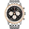 Breitling Breitling Navitimer B01 Chronograph 46 UB0127211B1A1  UB0127211B1A1 механические мужские часы  циферблат, браслет нержавеющая сталь — вид спереди