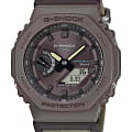Casio Casio G-Shock GA-B2100CT-5ADR (GA-B2100CT-5A) GA GA-B2100CT-5ADR электронные мужские часы коричневый циферблат, браслет тканевый — вид спереди