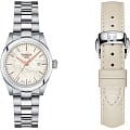 Tissot T1320101111100 женские часы застежка крупным планом