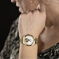 Jaguar Jaguar Automatic Open Heart J996/1 механические женские часы часы, крупный план перламутровый циферблат