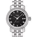 Tissot Tissot Bridgeport Automatic Lady T097.007.11.053.00 Bridgeport T0970071105300 механические женские часы  черный циферблат, браслет  — вид спереди