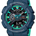 Casio Casio G-Shock GA-110CC-2A GA-110 GA-110CC-2A электронные мужские часы  цветной циферблат, браслет пластик — вид спереди