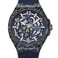Kenneth Cole Kenneth Cole Automatic KCWGZ0046301  KCWGZ0046301 механические мужские часы синий циферблат, браслет нейлон + силикон — вид спереди