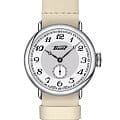 Tissot Tissot Heritage Memphis Lady T104.228.16.012.00  T1042281601200 кварцевые женские часы белый циферблат, браслет кожаный — вид спереди