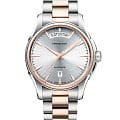 Hamilton Hamilton Jazzmaster Day Date Auto H32595151  H32595151 механические мужские часы серебристый циферблат, браслет нержавеющая сталь — вид спереди