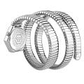 Philipp Plein Philipp Plein Snake Hexagon PWZAA0625,  германия женские часы на браслете нержавеющая сталь боковой вид