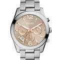 Fossil Fossil Boyfriend Chronograph ES4146   ES4146 кварцевые женские часы бежевый циферблат, браслет нержавеющая сталь — вид спереди