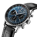 Breitling Breitling Navitimer B01 Chronograph 41 AB0139241C1P1 механические мужские часы часы крупный план синий циферблата