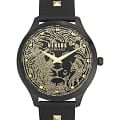  Versus Versace VSPVQ0520  VSPVQ0520 кварцевые женские часы черный циферблат, браслет кожаный — вид спереди