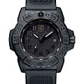 Luminox Luminox Navy SEAL XS.3501.BO.F  XS.3501.BO.F кварцевые мужские часы черный циферблат, браслет полиуретан — вид спереди