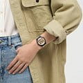 Swatch Swatch New Gent SUOZ355 кварцевые женские часы часы крупный план бежевый циферблата
