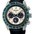 Seiko Seiko Prospex Speedtimer SSC943P1 Speedtimer SSC943P1 кварцевые мужские часы бежевый циферблат, браслет кожаный — вид спереди
