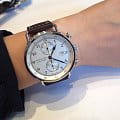 Hamilton Hamilton Khaki Navy Pioneer Auto Chrono H77706553 мужские часы белый циферблат на запястье