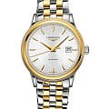 Longines Longines Flagship L4.984.3.79.7  L49843797 механические мужские часы белый циферблат, браслет нержавеющая сталь — вид спереди