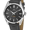 Jacques Lemans Jacques Lemans Classic 1-1912A  1-1912A механические женские часы черный циферблат, браслет кожаный — вид спереди