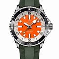 Breitling Breitling Superocean Automatic 42 Kelly Slater A173751A1O1S1  A173751A1O1S1 механические мужские часы оранжевый циферблат, браслет каучук — вид спереди