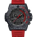 Luminox Luminox Navy SEAL Chronograph XS.CE81.EY  XS.CE81.EY кварцевые мужские часы черный циферблат, браслет каучук — вид спереди