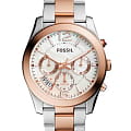 Fossil Fossil Boyfriend Chronograph ES4135    ES4135 кварцевые женские часы перламутровый циферблат, браслет нержавеющая сталь с ip-покрытием — вид спереди