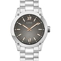 Guess Guess Crescent GW0574G1  GW0574G1 кварцевые мужские часы серый циферблат, браслет нержавеющая сталь — вид спереди