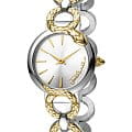 Just Cavalli Just Cavalli JC1L059M0065  JC1L059M0065 кварцевые женские часы серебристый циферблат, браслет сталь c pvd покрытием — вид спереди