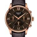Tissot Tissot Chemin des Tourelles Automatic Chronograph T139.462.36.298.00 Chemin des Tourelles T1394623629800 механические мужские часы  коричневый циферблат, браслет кожаный — вид спереди