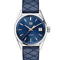 TAG Heuer TAG Heuer Carrera Lady WBK1312.FC8259  WBK1312.FC8259 кварцевые женские часы синий циферблат, браслет кожаный — вид спереди