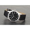 Jacques Lemans Jacques Lemans 1-2010A,  австрия мужские часы на браслете кожаный боковой вид