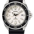 Seiko Seiko Prospex SRPE37K1  SRPE37K1 механические мужские часы  белый циферблат, браслет силикон — вид спереди