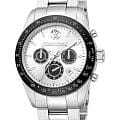 Roberto Cavalli Roberto Cavalli Uomo Chrono RC5G046M1055  RC5G046M1055 кварцевые мужские часы серебристый циферблат, браслет нержавеющая сталь — вид спереди