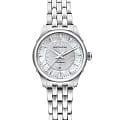 Hamilton Hamilton Jazzmaster Lady Auto H42215111  H42215111 механические женские часы перламутровый циферблат, браслет нержавеющая сталь — вид спереди