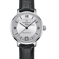 Certina Certina DS Caimano Lady Powermatic 80 C035.207.16.037.00 DS Caimano C0352071603700 механические женские часы серебристый циферблат, браслет кожаный — вид спереди