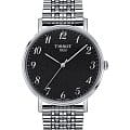 Tissot Tissot Everytime Medium T109.410.11.072.00 Everytime T1094101107200 кварцевые мужские часы черный циферблат, браслет нержавеющая сталь — вид спереди