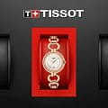 Tissot Tissot Flamingo T094.210.33.116.01 кварцевые женские часы часы крупный план перламутровый циферблата