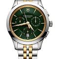 Victorinox Victorinox 249117  249117 кварцевые мужские часы  зеленый циферблат, браслет сталь c pvd покрытием — вид спереди