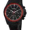 Jacques Lemans Jacques Lemans Liverpool 1-1799T  1-1799T кварцевые мужские часы черный циферблат, браслет силикон — вид спереди