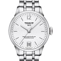Tissot Tissot Chemin des Tourelles Powermatic 80 Lady T099.207.11.037.00 Chemin des Tourelles T0992071103700 механические женские часы белый циферблат, браслет 18-каратное желтое золото — вид спереди