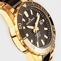 Jacques Lemans Jacques Lemans Hybromatic 1-2222D автокварц (кинетик) мужские часы часы, крупный план черный циферблат