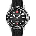 Swiss Military Hanowa Swiss Military Hanowa Maitre Plongeur SMWGL0002001-SET механические мужские часы часы, крупный план черный циферблат