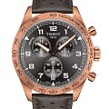 Tissot Tissot PRS 516 Chronograph T131.617.36.082.00 PRS 516 T1316173608200 кварцевые мужские часы коричневый циферблат, браслет кожаный — вид спереди